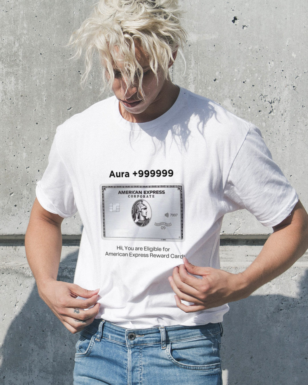 Aura Reward Card Oversized Tee